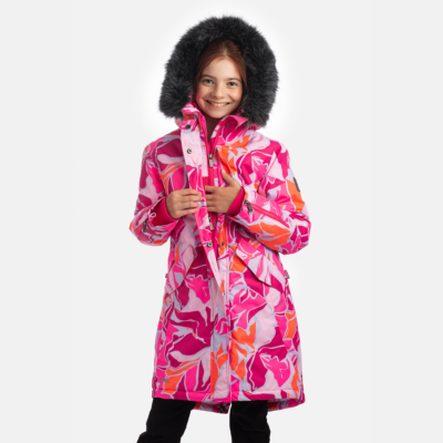 Neon pink (patterned)