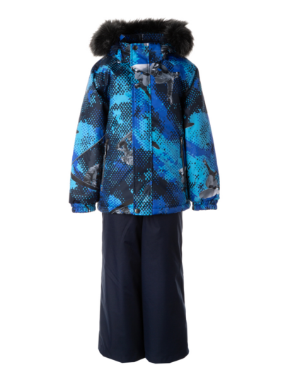 Dark blue (patterned)