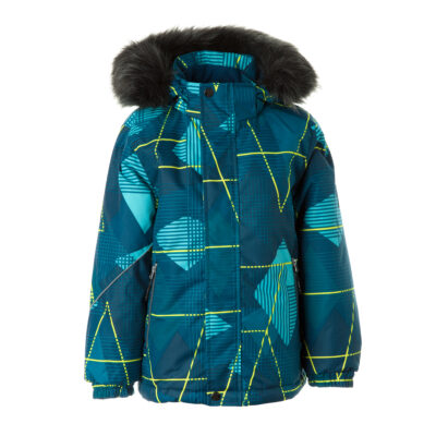 Petrol green (patterned)