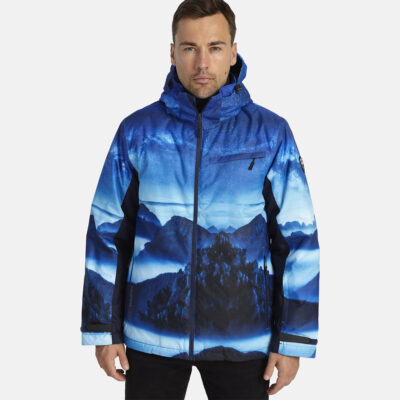 Dark blue (patterned)