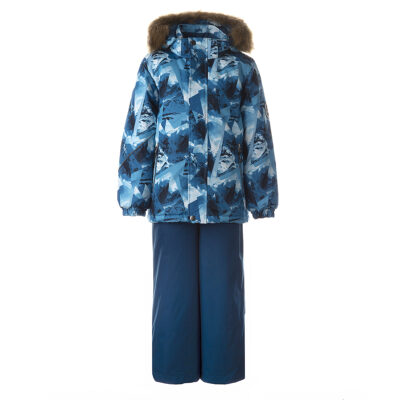 Blue (patterned)
